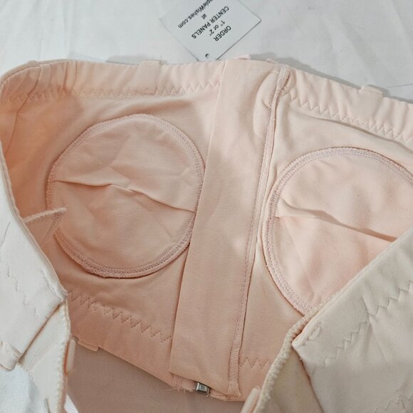 Hands-Free Pumping Bra Adjustable Fit Soft Zipper Closure Mothers - Picture 7 of 7